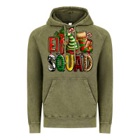 Vintage Olive elf squad with elf hat and socks Vintage Hoodie - AdoDesignShop