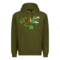 Army Green st. patricks day nurse love medical love Premium Hoodie - BarkalooDesign
