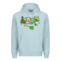 Blue Mist st. patricks day nurse love medical love Premium Hoodie - BarkalooDesign