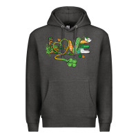 Charcoal Heather st. patricks day nurse love medical love Premium Hoodie - BarkalooDesign