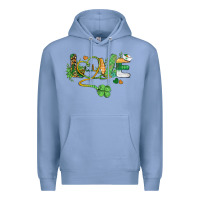 Colony Blue st. patricks day nurse love medical love Premium Hoodie - BarkalooDesign