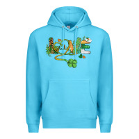 Ocean Blue st. patricks day nurse love medical love Premium Hoodie - BarkalooDesign