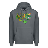 Rock st. patricks day nurse love medical love Premium Hoodie - BarkalooDesign