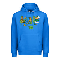 True Royal st. patricks day nurse love medical love Premium Hoodie - BarkalooDesign