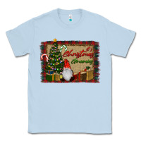 Dusty Blue It's Christmas Gnomes Classic Tee - RanaPortraitStore