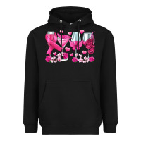 Black breast cancer wine glasses Heavyweight Hoodie - texasbilliewilder