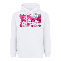 White breast cancer wine glasses Heavyweight Hoodie - texasbilliewilder