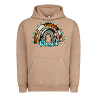Pigment Burro blessed rainbow cowhide aztec Urban Hoodie - Jasminsmagicworld