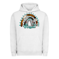 Pigment Lunar Rock blessed rainbow cowhide aztec Urban Hoodie - Jasminsmagicworld