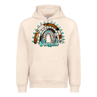 Sandshell blessed rainbow cowhide aztec Urban Hoodie - Jasminsmagicworld