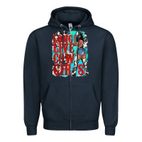 Navy long live cowgirls Zipper Hoodie - texasbilliewilder