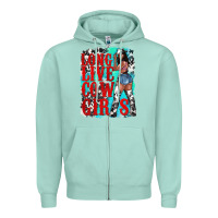 Seafoam long live cowgirls Zipper Hoodie - texasbilliewilder