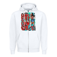 White long live cowgirls Zipper Hoodie - texasbilliewilder