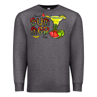 Charcoal Heather sweet summer time Premium Sweatshirt - CowhideDigitalArt