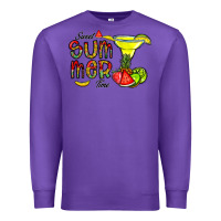 Purple sweet summer time Premium Sweatshirt - CowhideDigitalArt