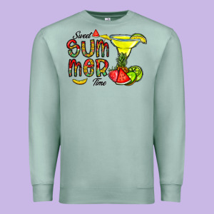 Sweet Summer Time Premium Sweatshirt Designed By Cowhidedigitalart
