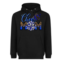Black Cheer mom Heavyweight Hoodie - Zillion Design Studio