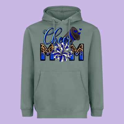Cheer Mom Heavyweight Hoodie Designed By Zillion Design Studio