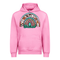 Fuchsia Pink blessed western rainbow Urban Hoodie - Jasminsmagicworld