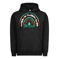 Pigment Black blessed western rainbow Urban Hoodie - Jasminsmagicworld