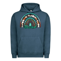 Pigment Midnight Navy blessed western rainbow Urban Hoodie - Jasminsmagicworld