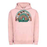 Pigment Salmon blessed western rainbow Urban Hoodie - Jasminsmagicworld