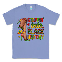 Colony Blue steppin into black history Classic Tee - Zillion Design Studio