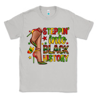 Moon Dust steppin into black history Classic Tee - Zillion Design Studio