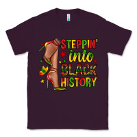 Plum steppin into black history Classic Tee - Zillion Design Studio