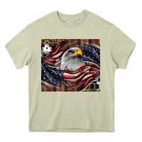 Mossy American eagle Heavy Core Tee - CowhideDigitalArt