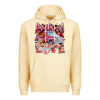 Pina Colada loads of love valentines day truck Premium Hoodie - NancyCooperArtShop