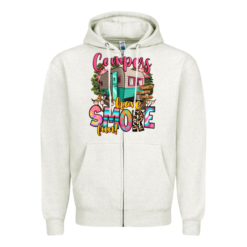 Campers Have Smore Fun Zipper Hoodie by RanaPortraitStore | Teevron