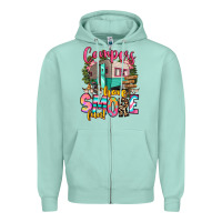 Seafoam campers have smore fun Zipper Hoodie - RanaPortraitStore
