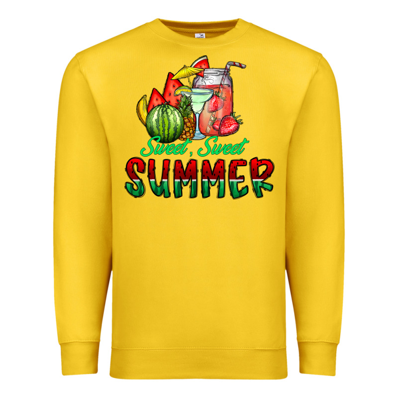 Sweet Sweet Summer Premium Sweatshirt by CowhideDigitalArt | Teevron