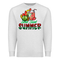 Oatmeal Heather sweet sweet summer Premium Sweatshirt - CowhideDigitalArt