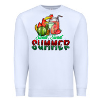 White sweet sweet summer Premium Sweatshirt - CowhideDigitalArt