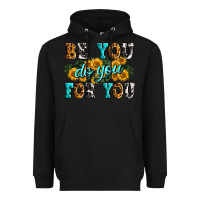 Black be you do you for you Heavyweight Hoodie - Zillion Design Studio