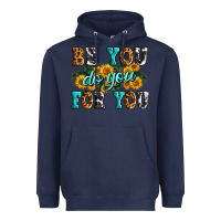 Navy be you do you for you Heavyweight Hoodie - Zillion Design Studio