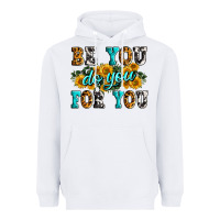 White be you do you for you Heavyweight Hoodie - Zillion Design Studio