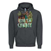 Smoke ride em cowboy Zipper Hoodie - texasbilliewilder