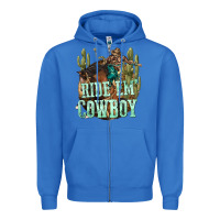 True Royal ride em cowboy Zipper Hoodie - texasbilliewilder