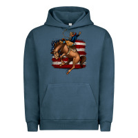 Pigment Midnight Navy bucking bronco Urban Hoodie - Jasminsmagicworld