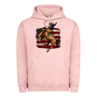 Pigment Salmon bucking bronco Urban Hoodie - Jasminsmagicworld