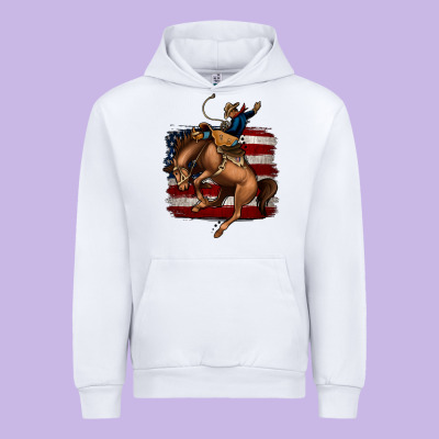 Bucking Bronco Urban Hoodie Designed By Jasminsmagicworld