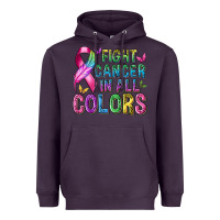 Plum fight cancer in all colors Heavyweight Hoodie - texasbilliewilder