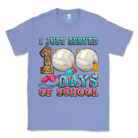Colony Blue i just served 100 days of school volleyball Classic Tee - Zillion Design Studio