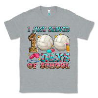 Heather Grey i just served 100 days of school volleyball Classic Tee - Zillion Design Studio