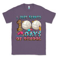 Lavender i just served 100 days of school volleyball Classic Tee - Zillion Design Studio