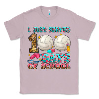 I Just Served 100 Days Of School Volleyball Classic Tee | Teevron