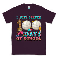Plum i just served 100 days of school volleyball Classic Tee - Zillion Design Studio